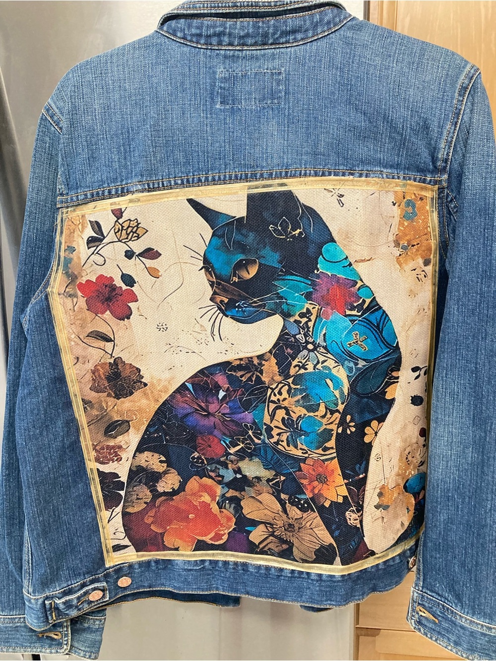 Denim Cat Jacket-XXL-One of